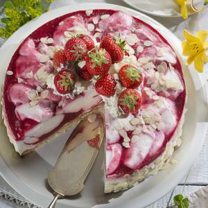 Erdbeer-Joghurt-Wirbel-Torte